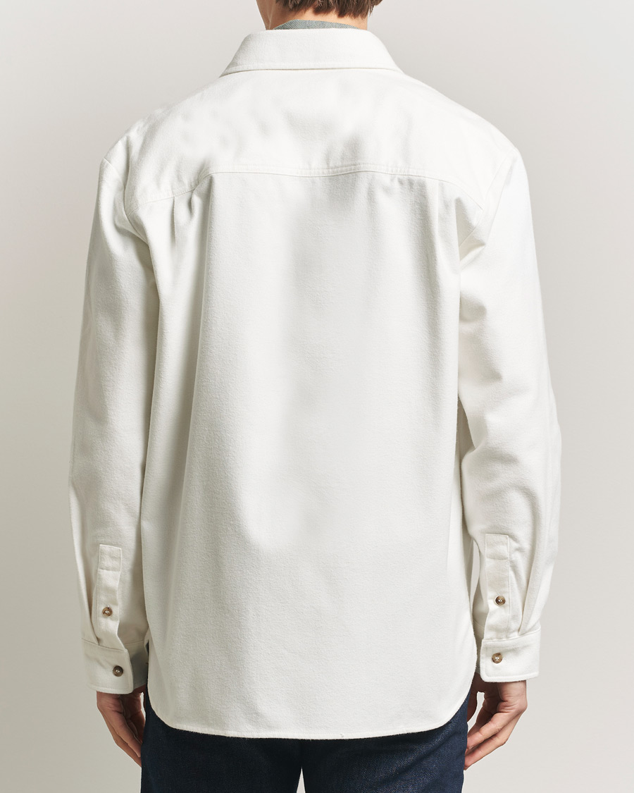 Herre | Skjorter | A.P.C. | Brushed Cotton Overshirt White