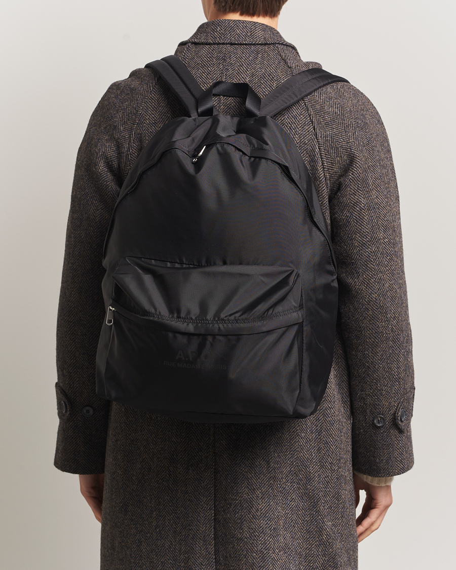 Herre | Vesker | A.P.C. | Backstage Nylon Cordura Backpack Black