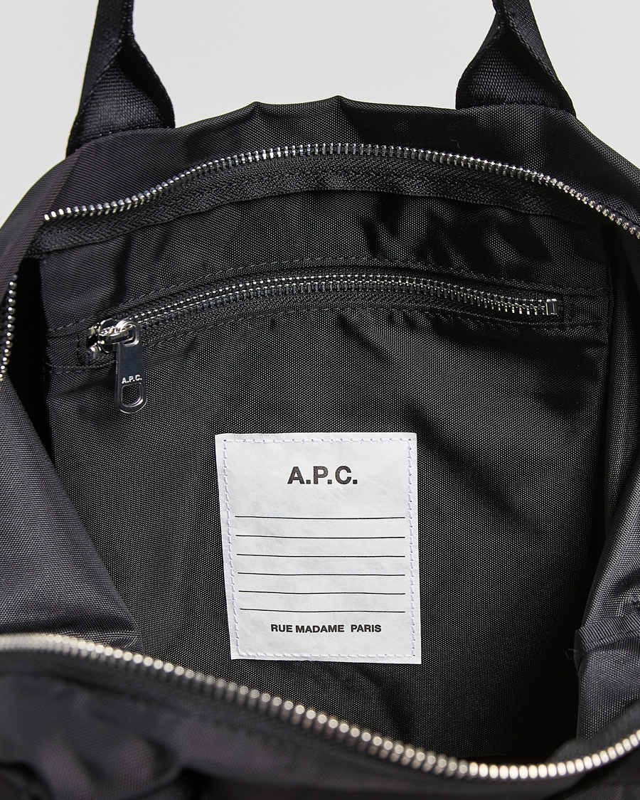 Herre | Vesker | A.P.C. | Backstage Nylon Cordura Tote Bag Black