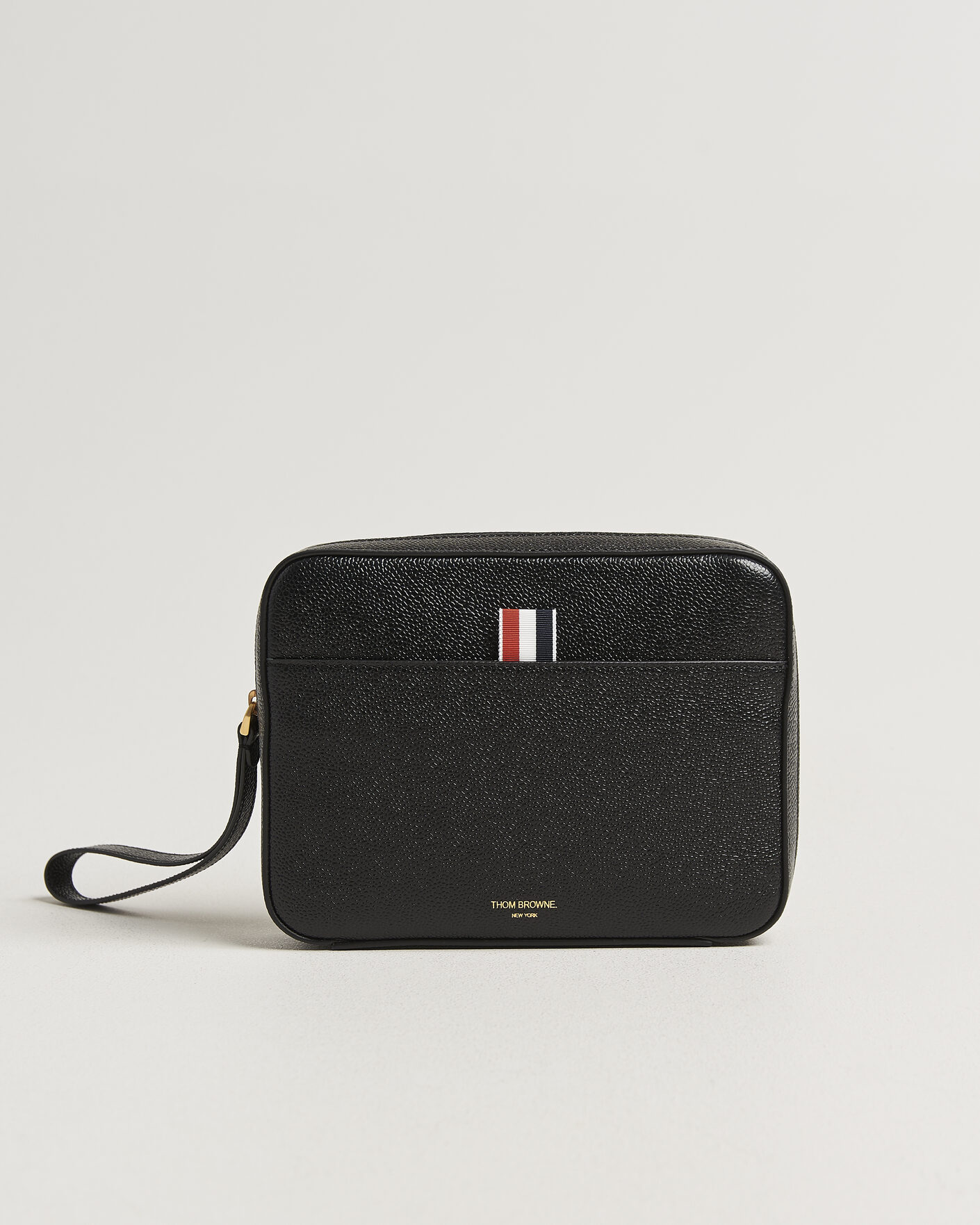 Herre | Vesker | Thom Browne | Pebble Grain Leather Bag Black