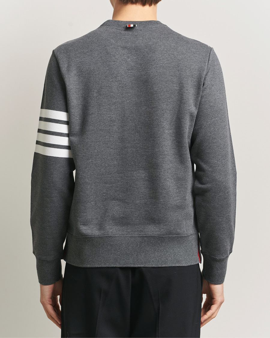 Herre | Gensere | Thom Browne | Classic 4 Bar Loopback Sweatshirt Dark Grey