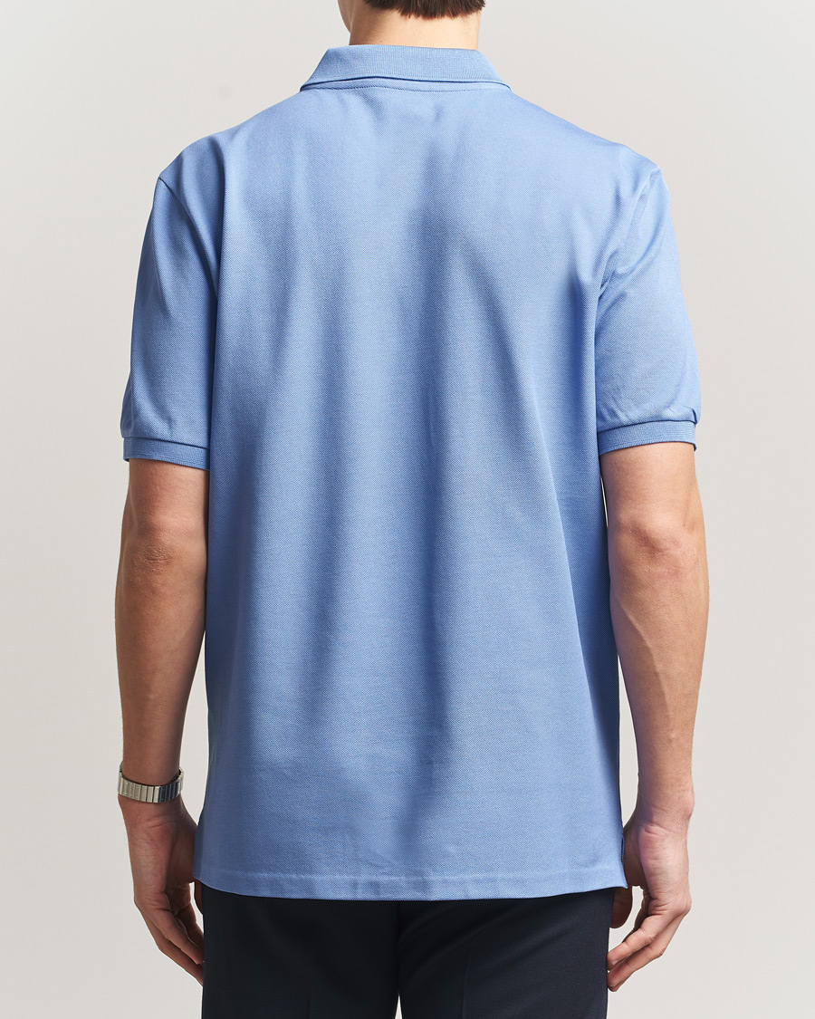 Herre | Pikéer | Ralph Lauren Purple Label | Mercerized Cotton Polo Light Blue