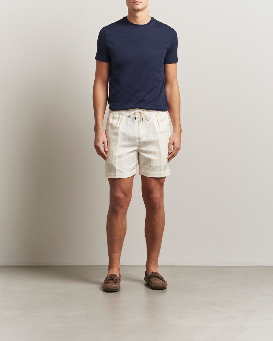 Herre | T-Shirts | Ralph Lauren Purple Label | Luxury Cotton T-Shirt Chairman Navy