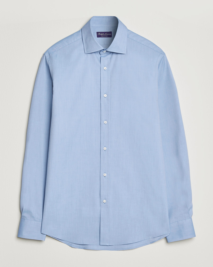 Herre | Skjorter | Ralph Lauren Purple Label | Oxford Button Down Shirt Light Blue