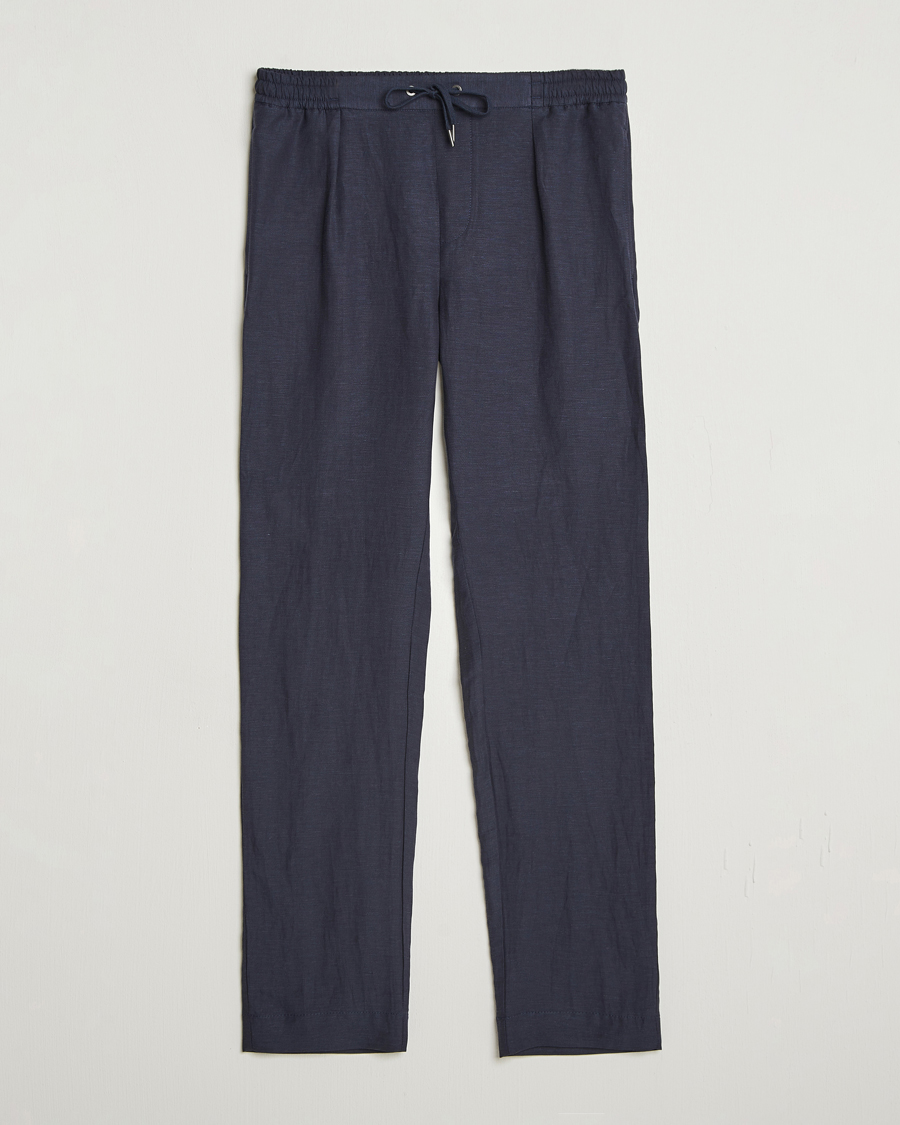 Herre | Bukser | Ralph Lauren Purple Label | Dorset Drawstring Trousers Chairman Navy