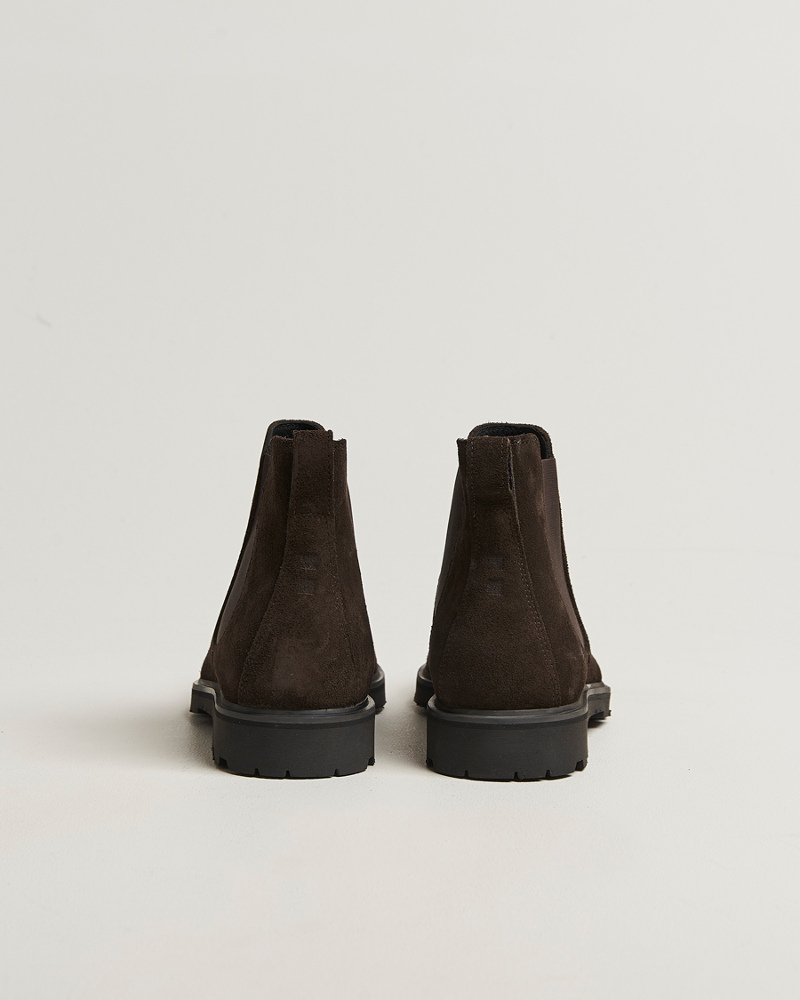 Herre | Støvler | UBR | Thunder Chelsea Suede Boot Dark Brown