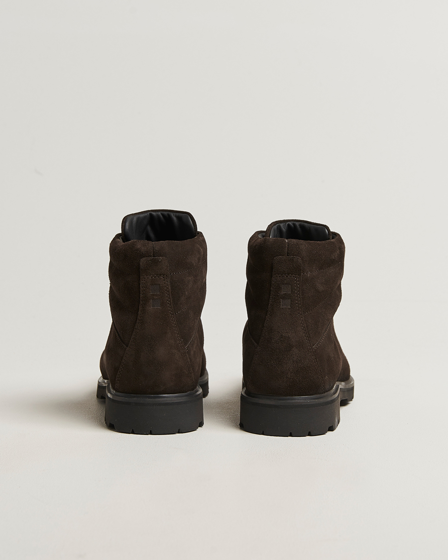 Herre | Støvler | UBR | Black Storm Suede Boot Dark Brown