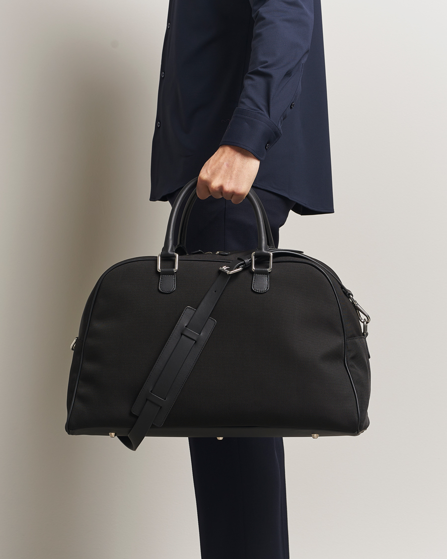 Herre | Vesker | Anderson's | Balistic Nylon/Leather Weekendbag Black