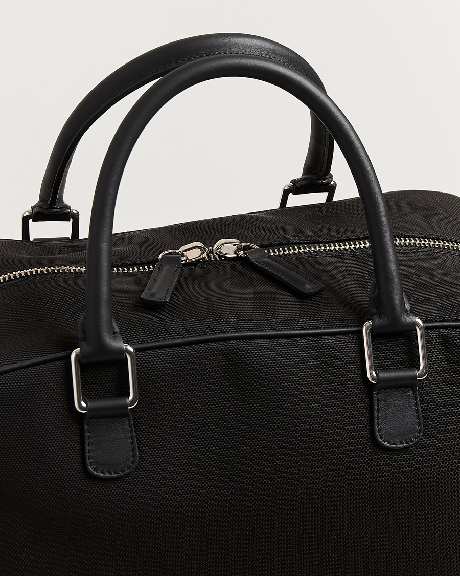 Herre | Vesker | Anderson's | Balistic Nylon/Leather Weekendbag Black