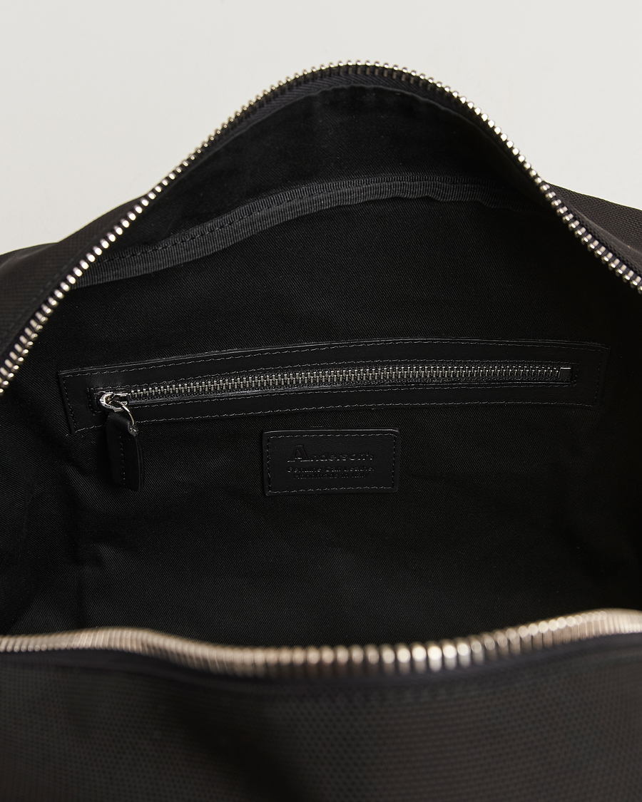 Herre | Vesker | Anderson's | Balistic Nylon/Leather Weekendbag Black