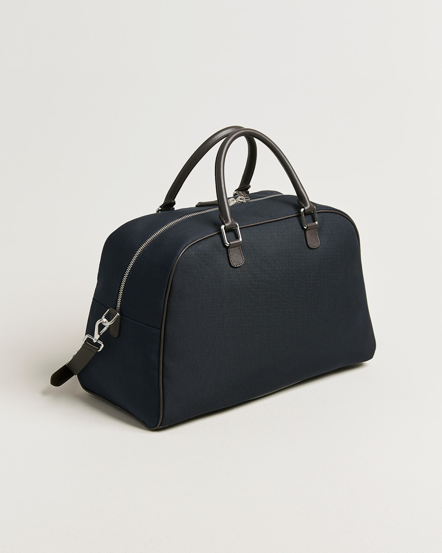 Herre | Vesker | Anderson's | Balistic Nylon/Leather Weekendbag Navy