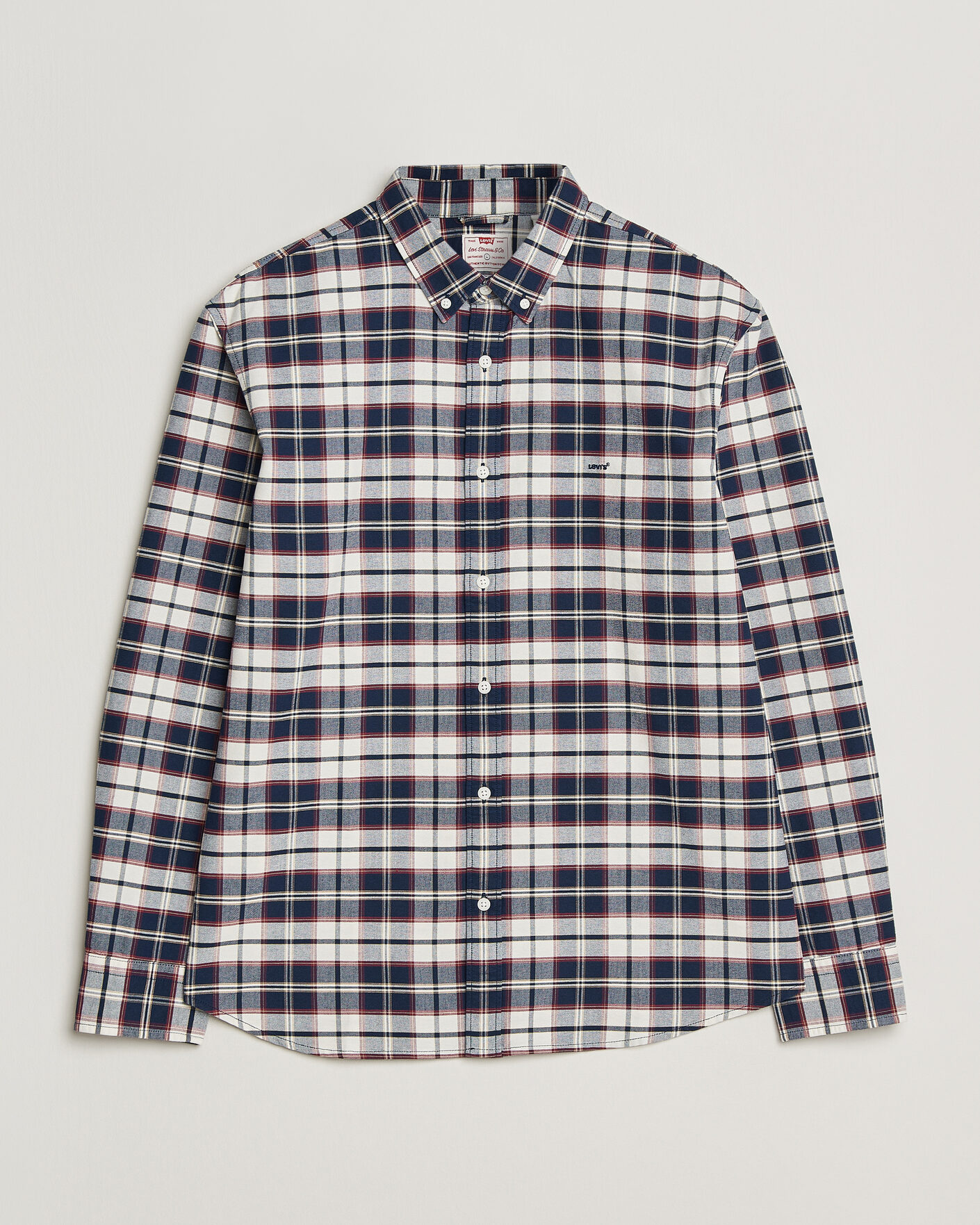Herre | Skjorter | Levi's | Cotton Checked Shirt Dress Blues