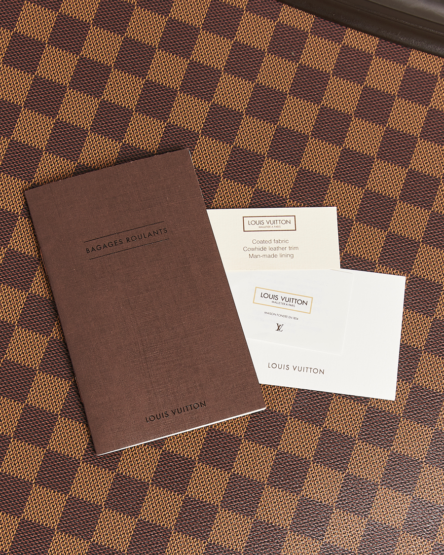 Herre | Louis Vuitton Pre-Owned Pegase Trolley Case 50 Damier Ebene | Louis Vuitton Pre-Owned | Pegase Trolley Case 50 Damier Ebene