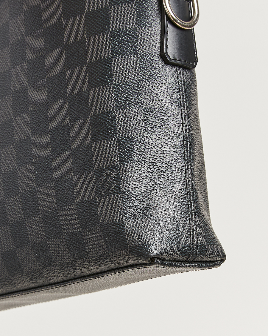 Herre | Pre-Owned & Vintage Bags | Louis Vuitton Pre-Owned | Porte Documents Jour Damier Graphite