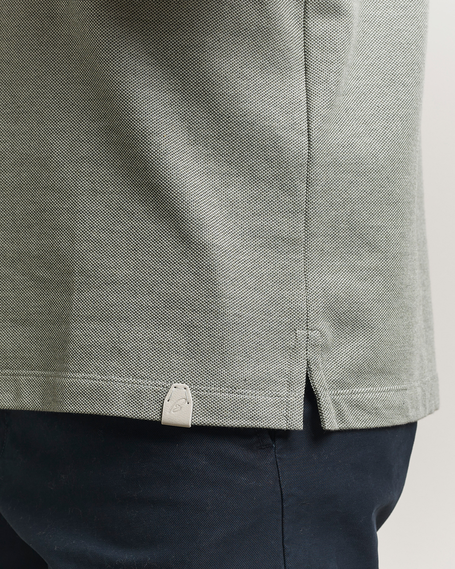 Herre | Pikéer | Brioni | Short Sleeve Cotton Piquet Polo Light Green