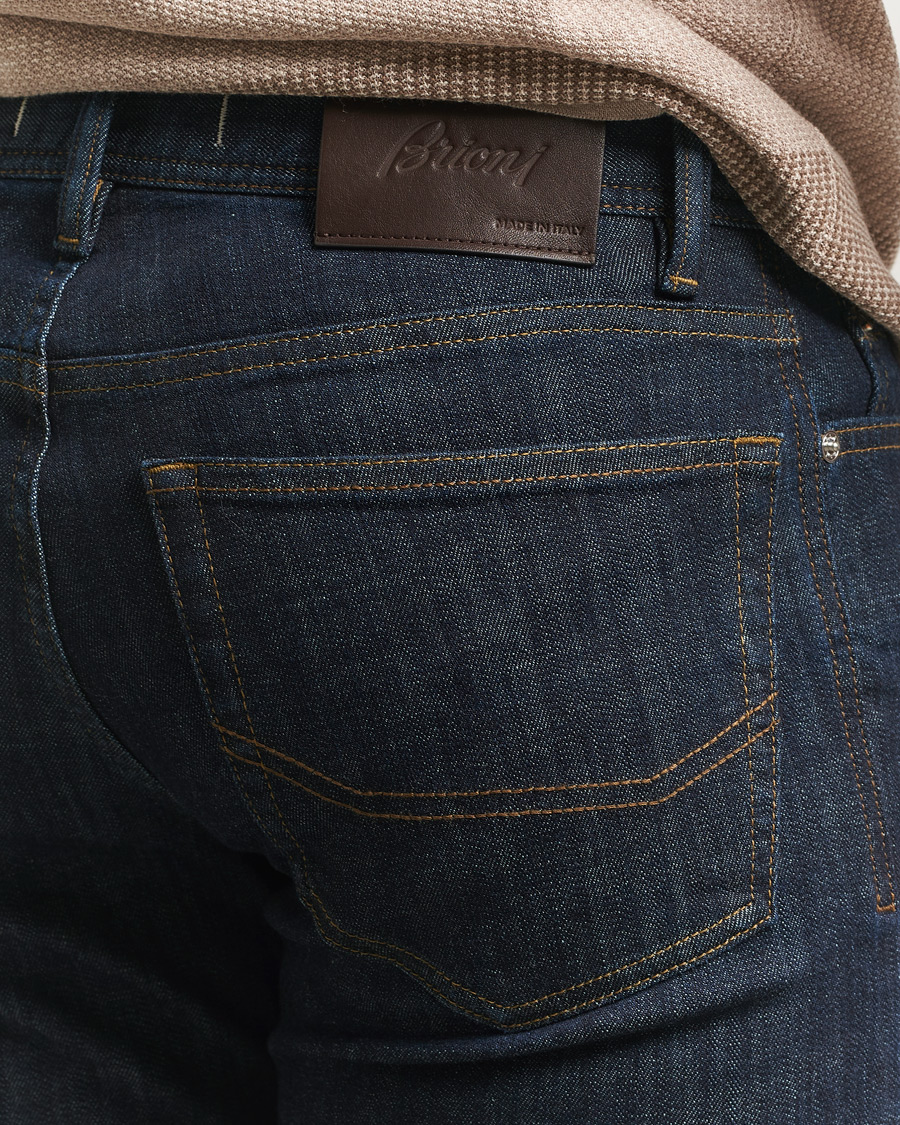 Herre | Bukser | Brioni | 5-Pocket Denim Dark Blue Wash