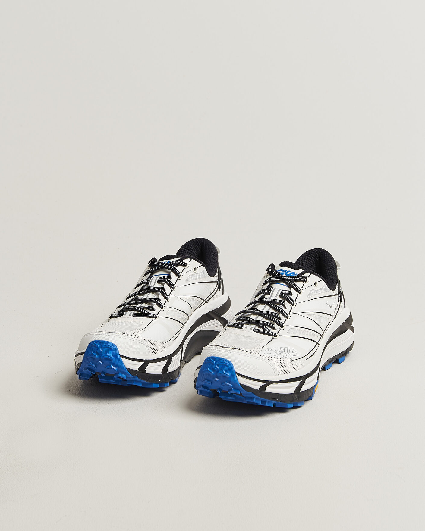 Herre | Løpesko | Hoka | Mafate Speed 2 White/Cobalt Blue