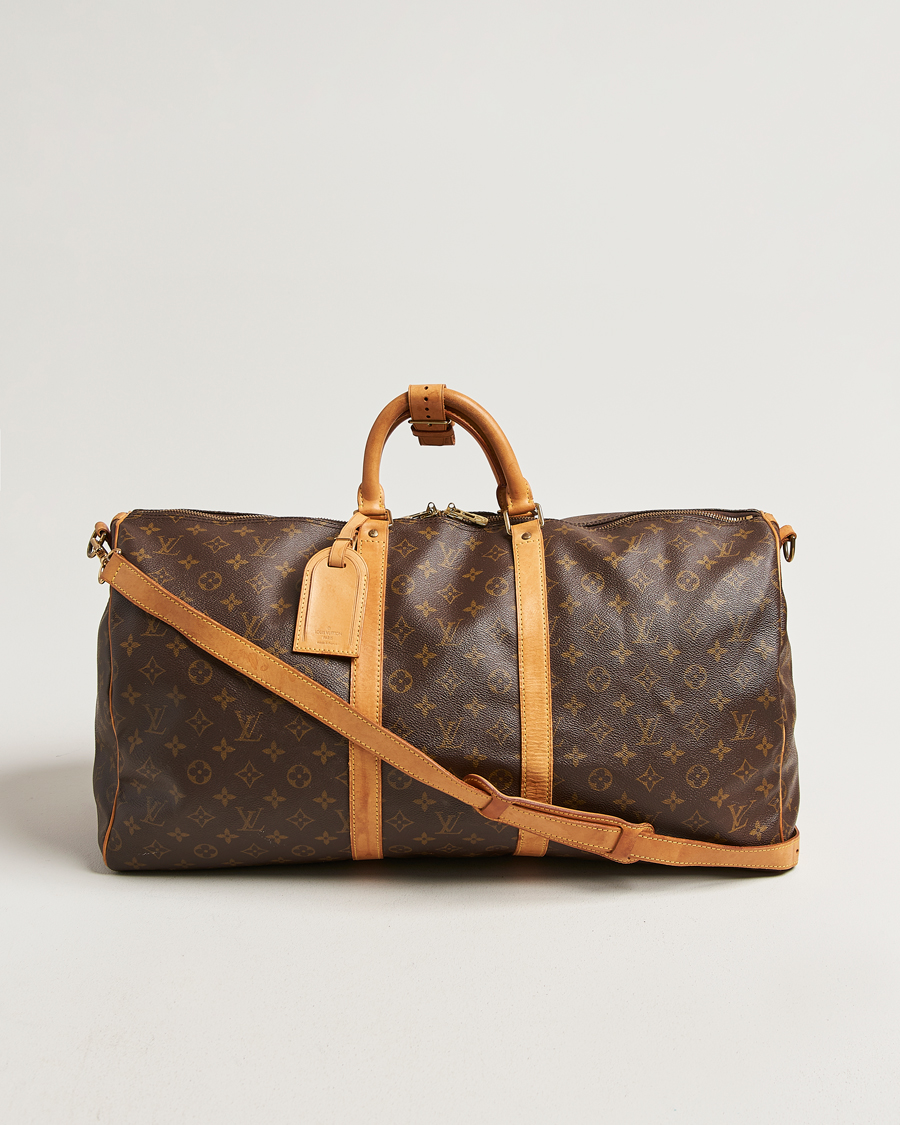 Herre | Pre-Owned & Vintage Bags | Louis Vuitton Pre-Owned | Keepall Bandouliére 55 Monogram