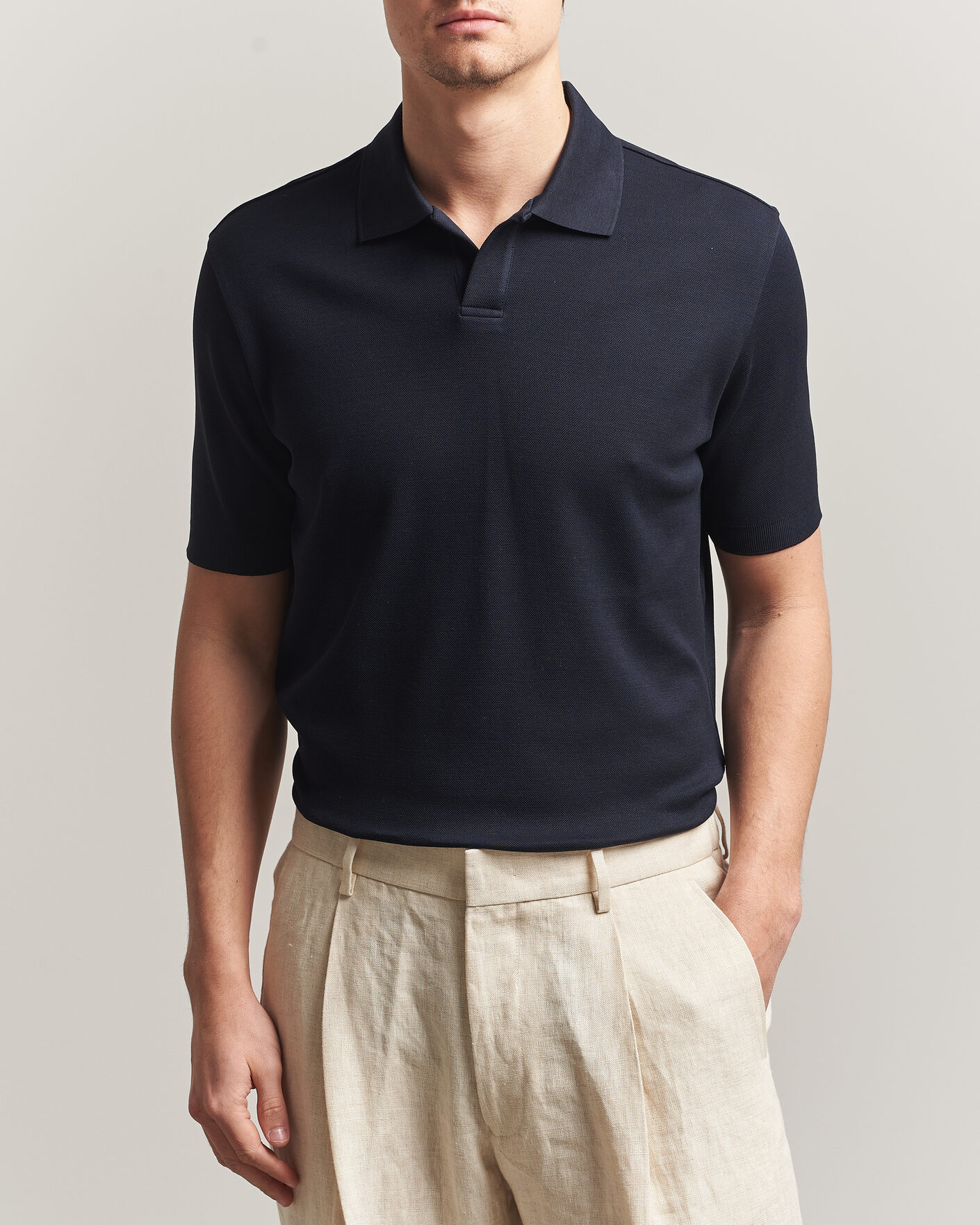 Herre | Pikéer | Altea | Jersey Piquet Polo Navy