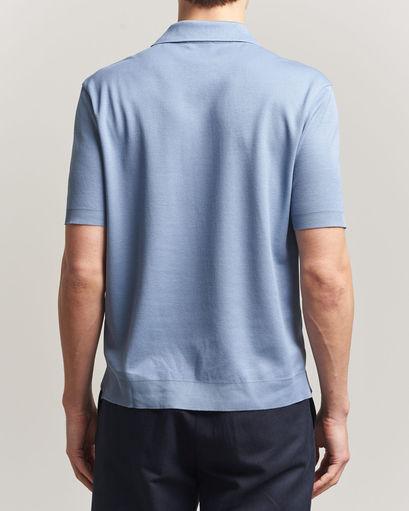 Herre | Pikéer | Altea | Jersey Piquet Polo Light Blue