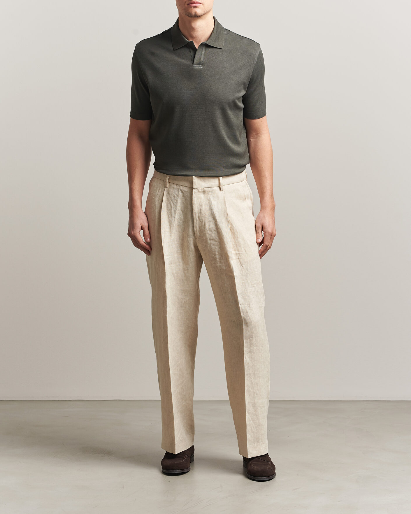 Herre | Pikéer | Altea | Jersey Piquet Polo Dark Green