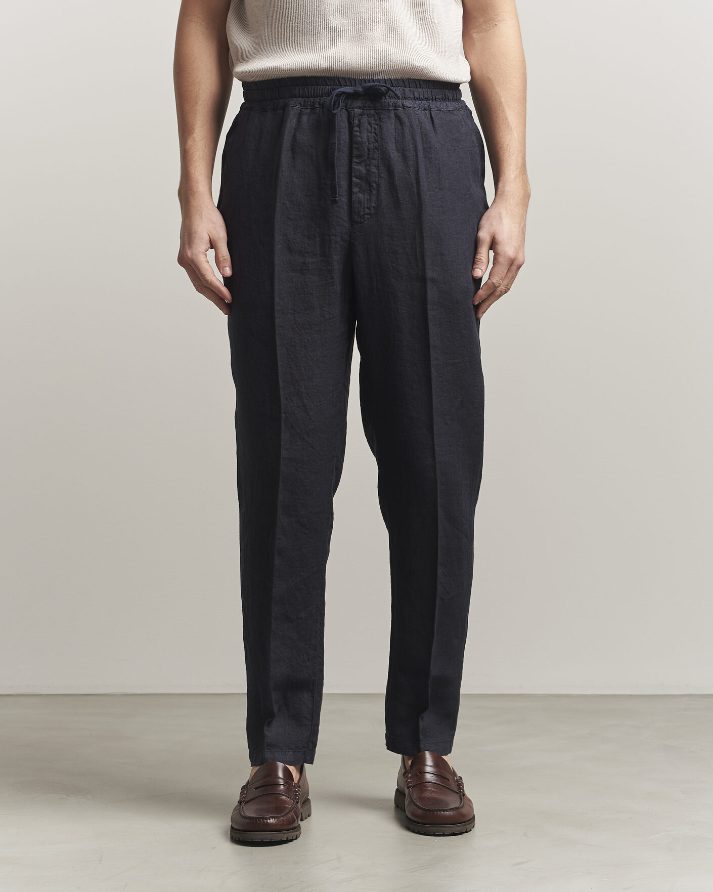 Herre | Bukser | Altea | Linen Pants Navy