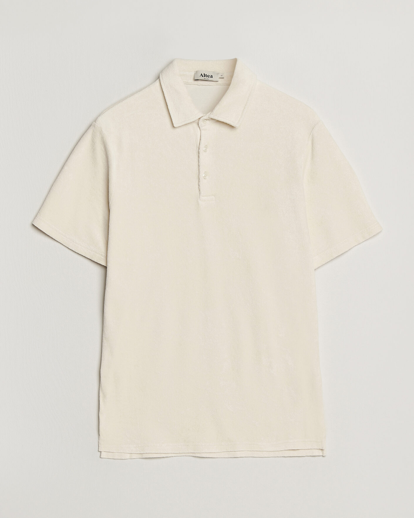 Herre | Pikéer | Altea | Terry Cotton Polo Off White