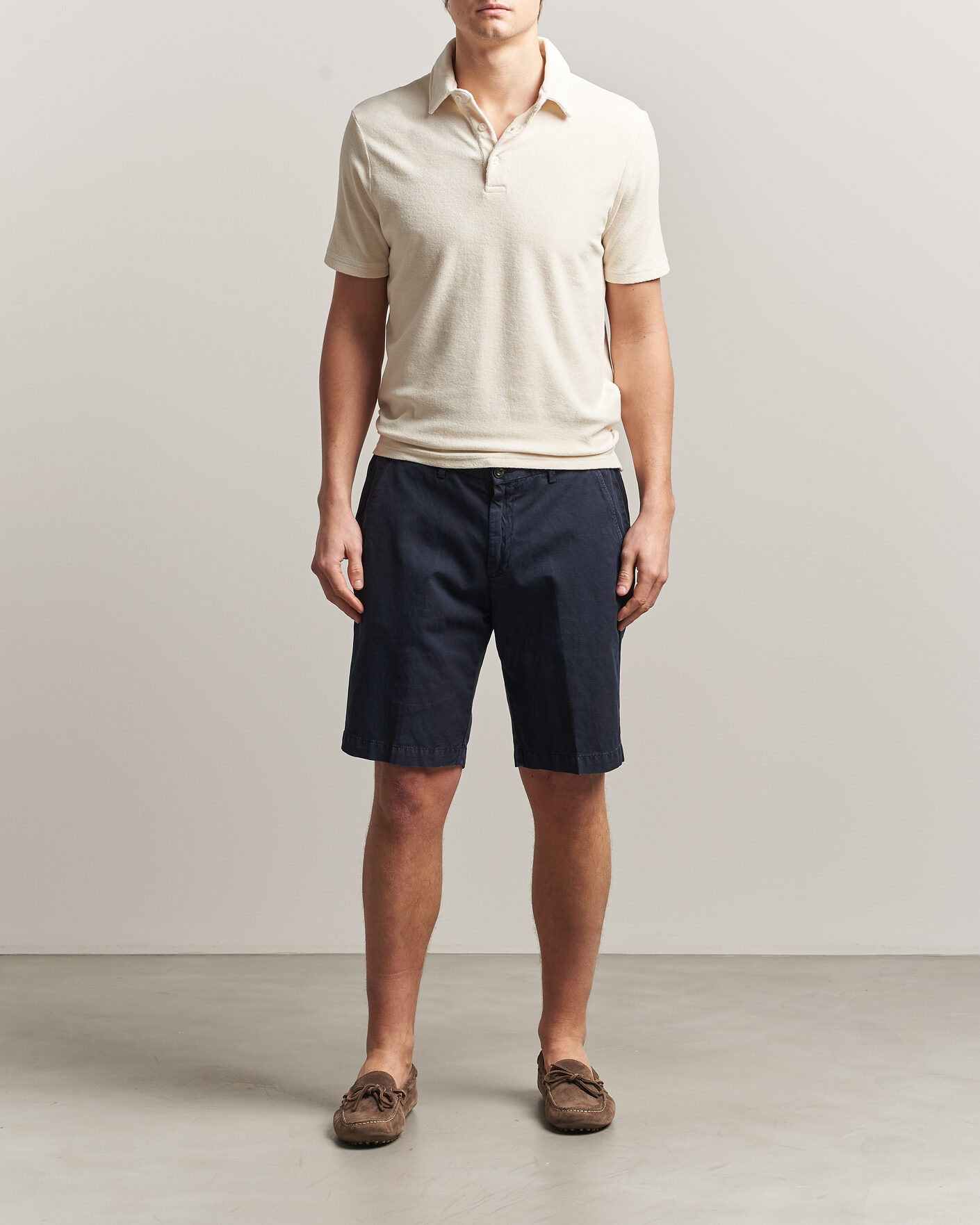 Herre | Pikéer | Altea | Terry Cotton Polo Off White