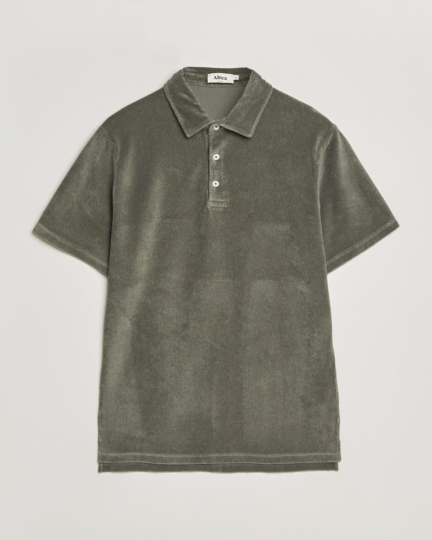 Herre | Pikéer | Altea | Terry Cotton Polo Olive