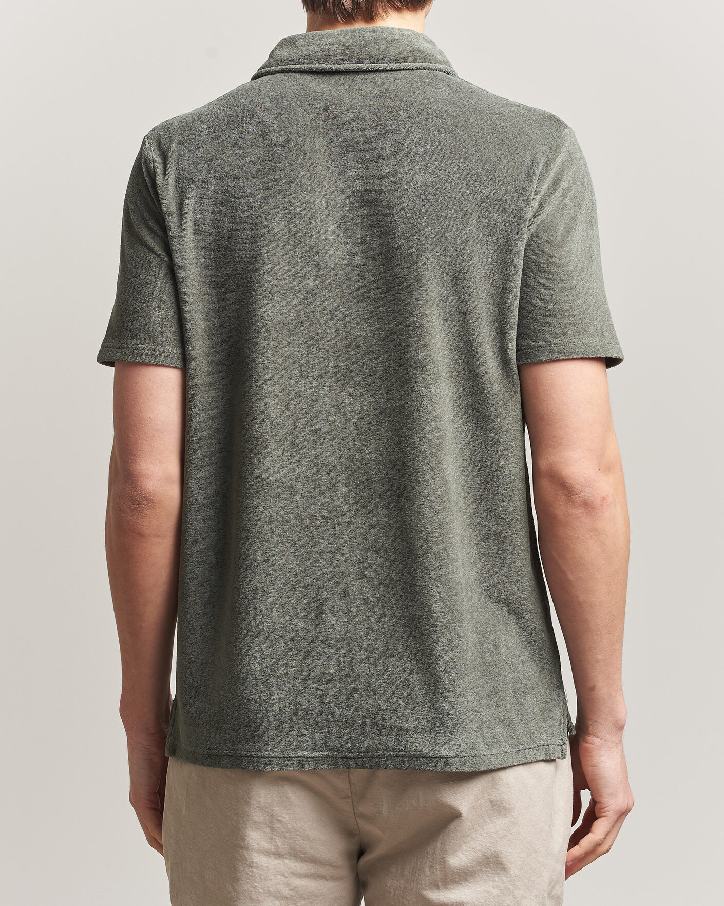 Herre | Pikéer | Altea | Terry Cotton Polo Olive