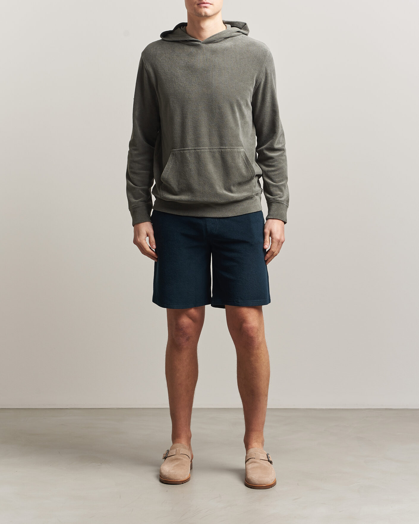 Herre | Shorts | Altea | Terry Drawstring Shorts Navy