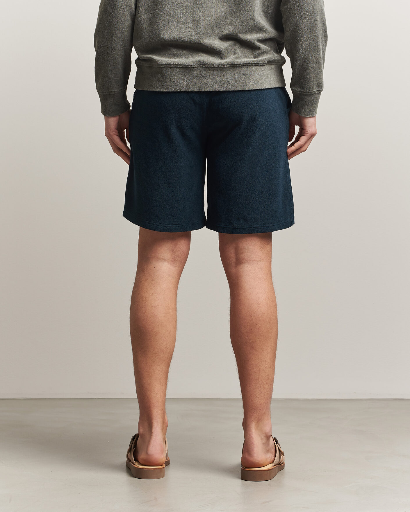 Herre | Shorts | Altea | Terry Drawstring Shorts Navy