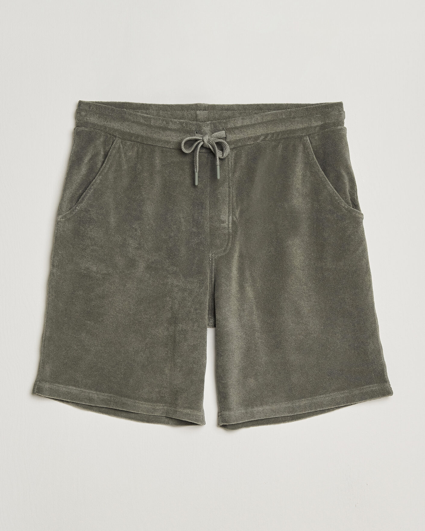 Herre | Shorts | Altea | Terry Drawstring Shorts Olive