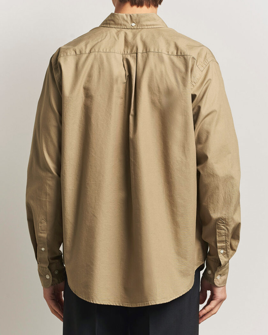 Herre | Skjorter | Forét | Flag Regular Fit Oxford Shirt Khaki