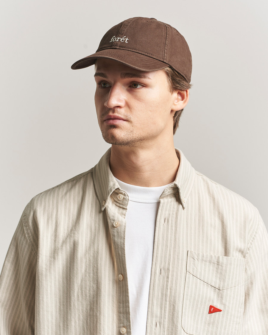 Herre | Hatter og capser | Forét | Hawk Washed Cap Brown