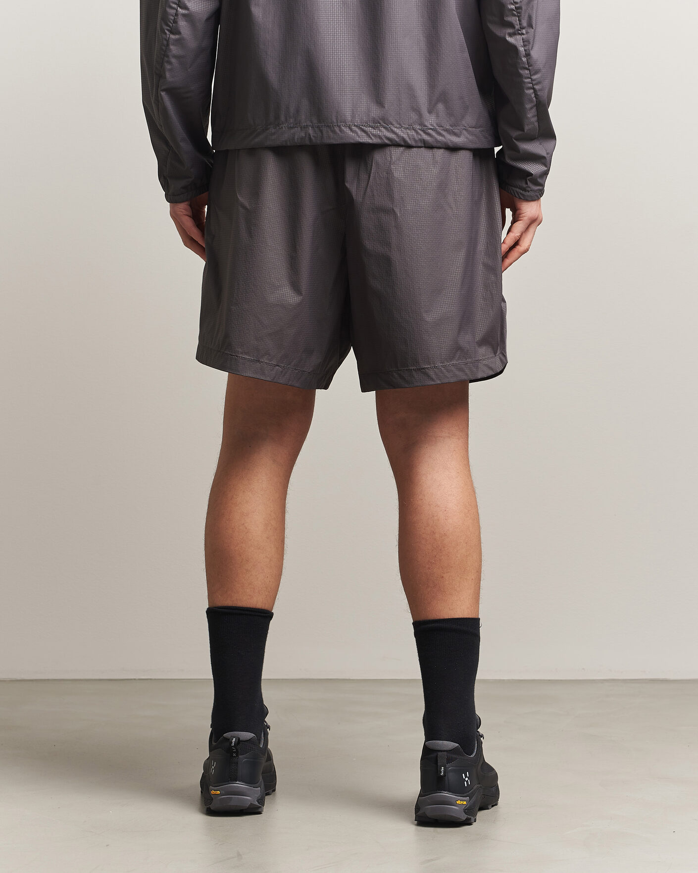 Herre | Shorts | Stone Island | Stellina Nylon Stretch Shorts Charcoal