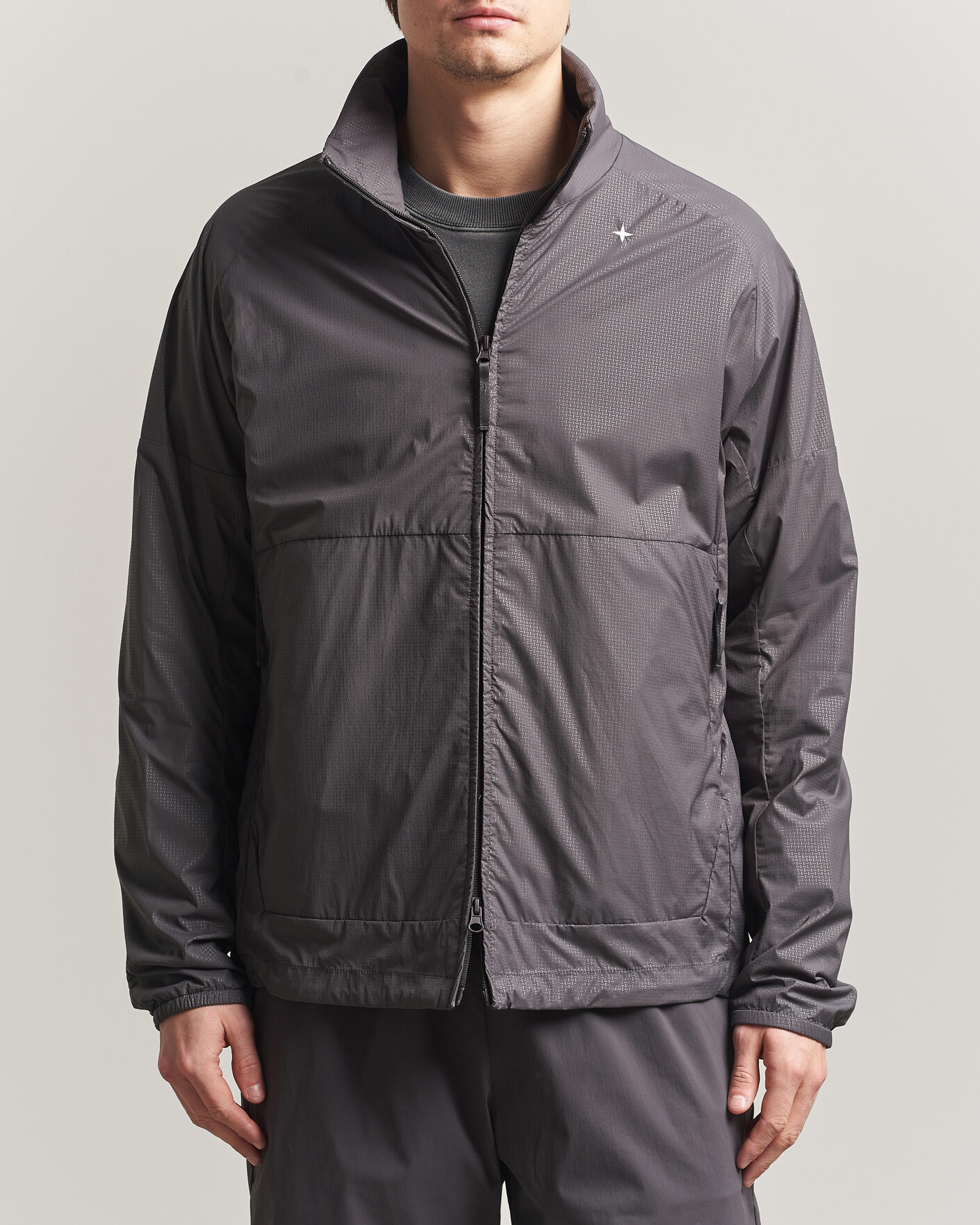 Herre | Jakker | Stone Island | Stellina Nylon Stretch Field Jacket Charcoal