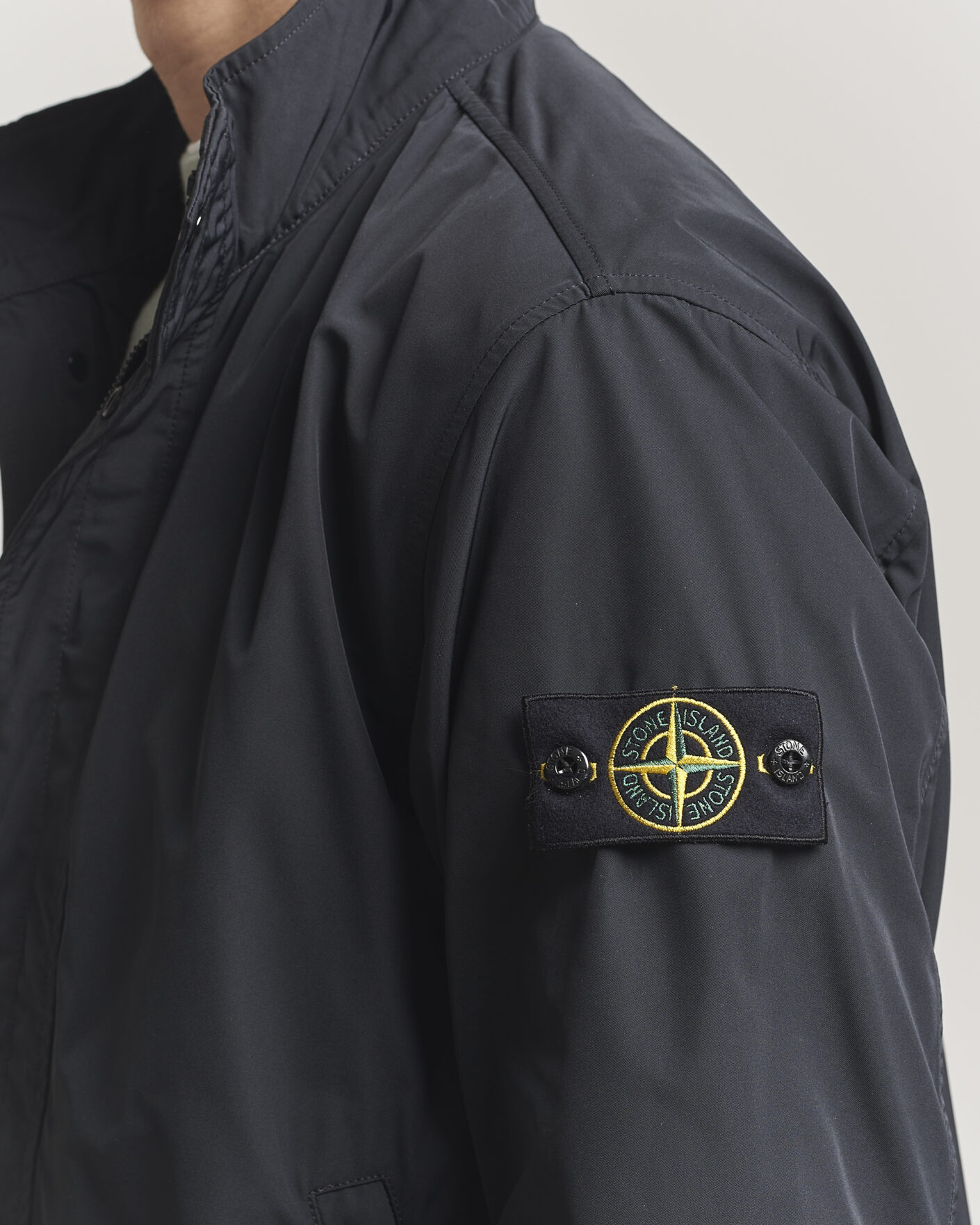 Herre | Jakker | Stone Island | Micro Twill Stand Collar Jacket Black