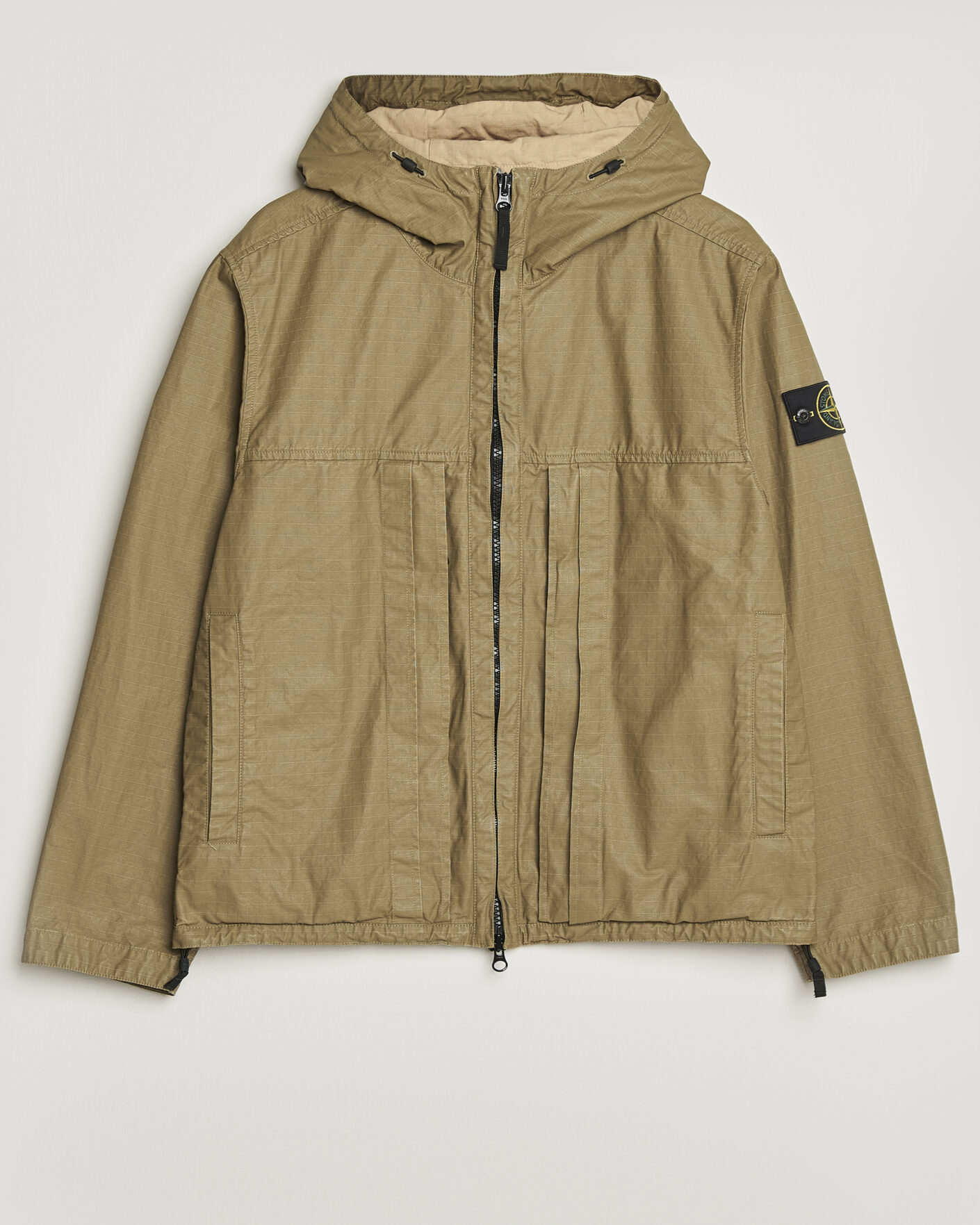 Herre | Jakker | Stone Island | Double Coated Cotton Ripstop Jacket Military Green