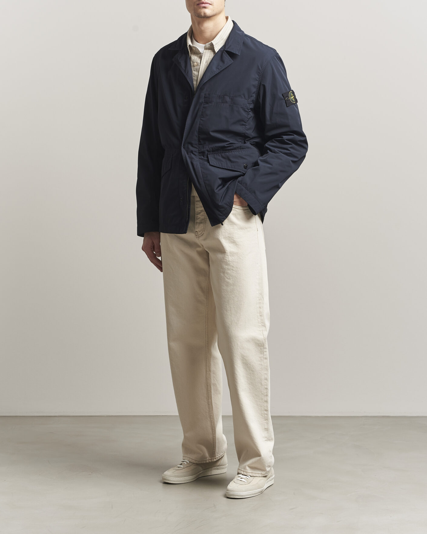 Herre | Jakker | Stone Island | Micro Twill Blazer Jacket Navy