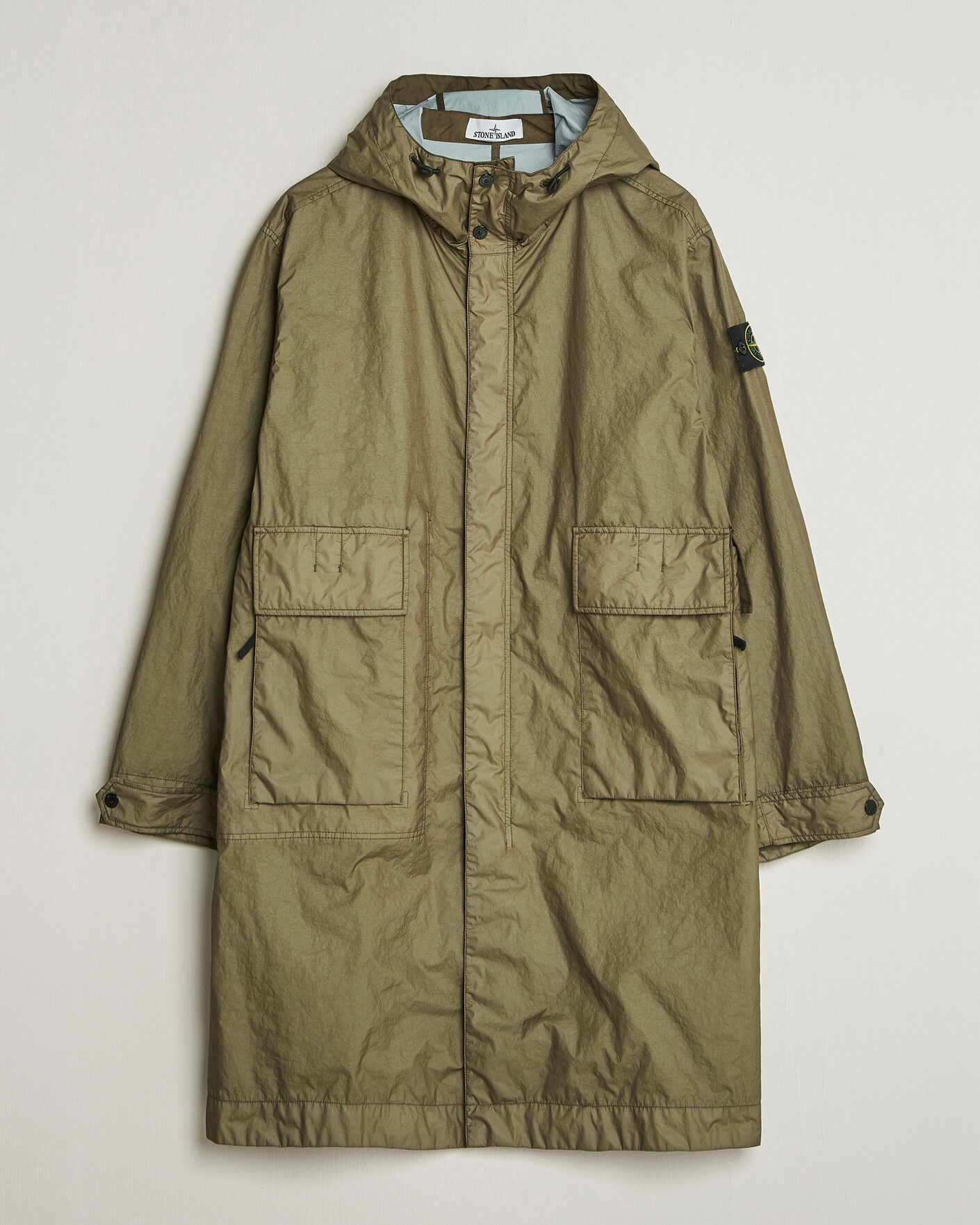 Herre | Jakker | Stone Island | Membrana 3L Hooded Parka Military Green