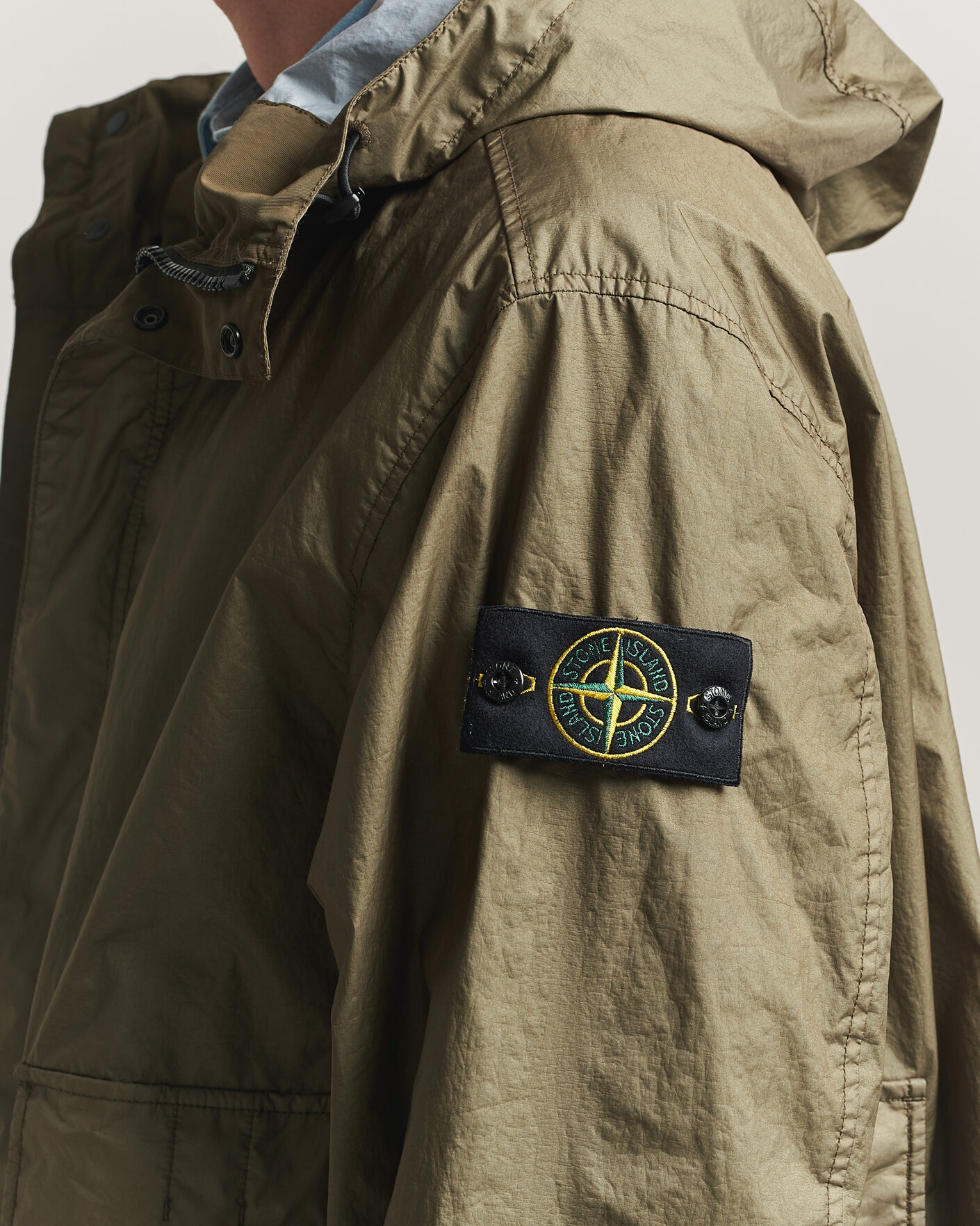 Herre | Jakker | Stone Island | Membrana 3L Hooded Parka Military Green