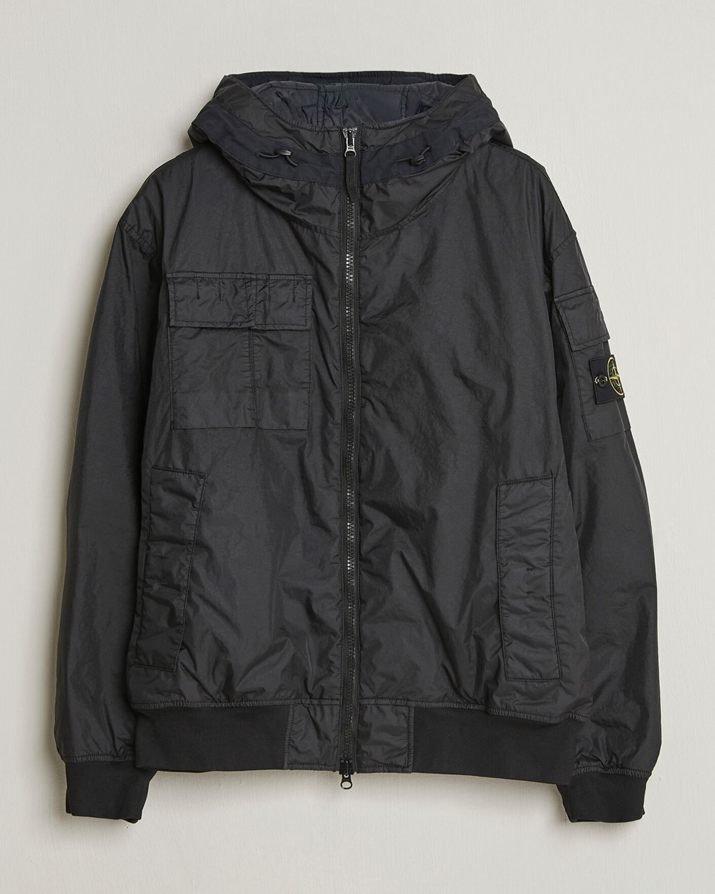 Herre | Jakker | Stone Island | Membrana 3L Hood Jacket Black
