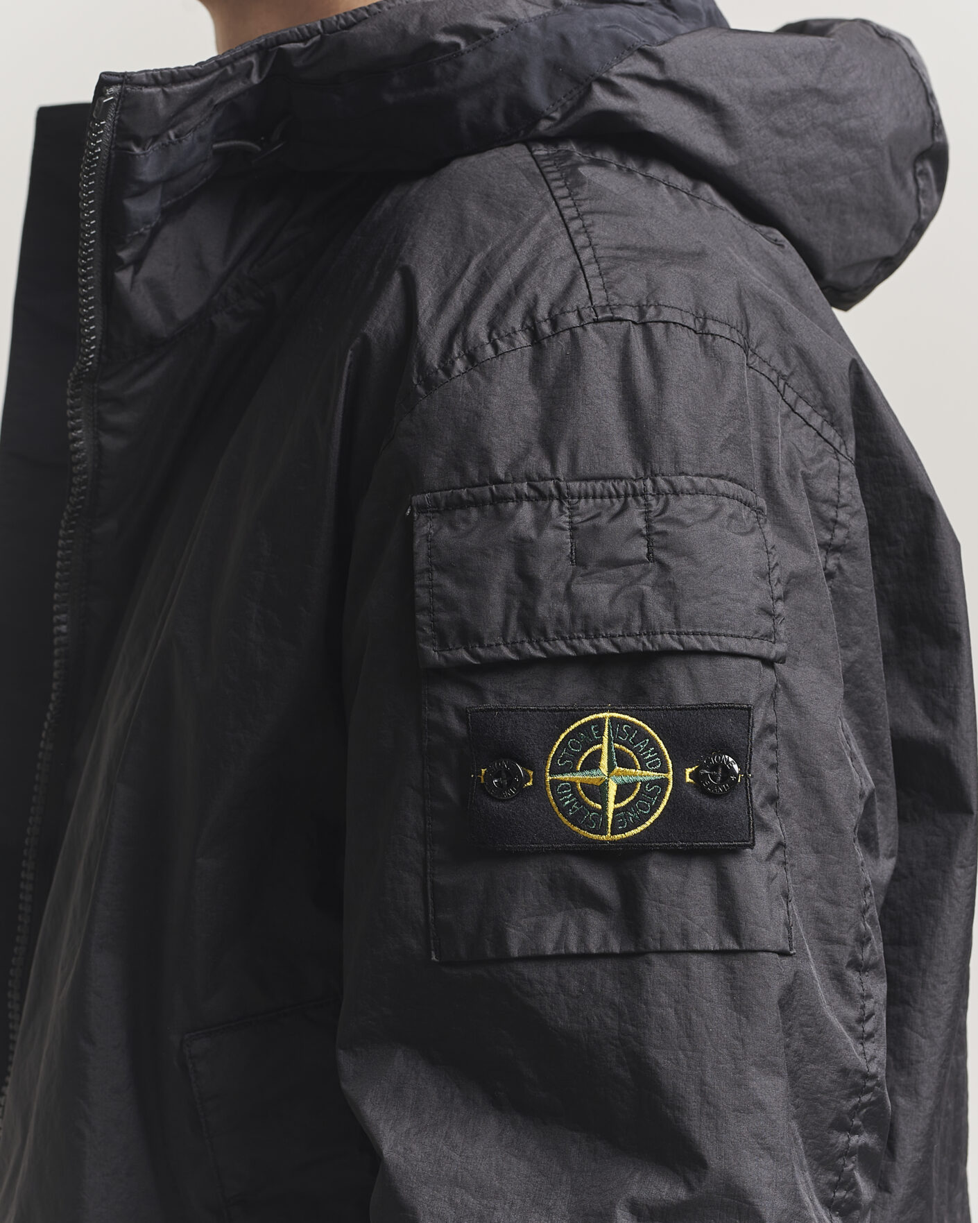 Herre | Jakker | Stone Island | Membrana 3L Hood Jacket Black