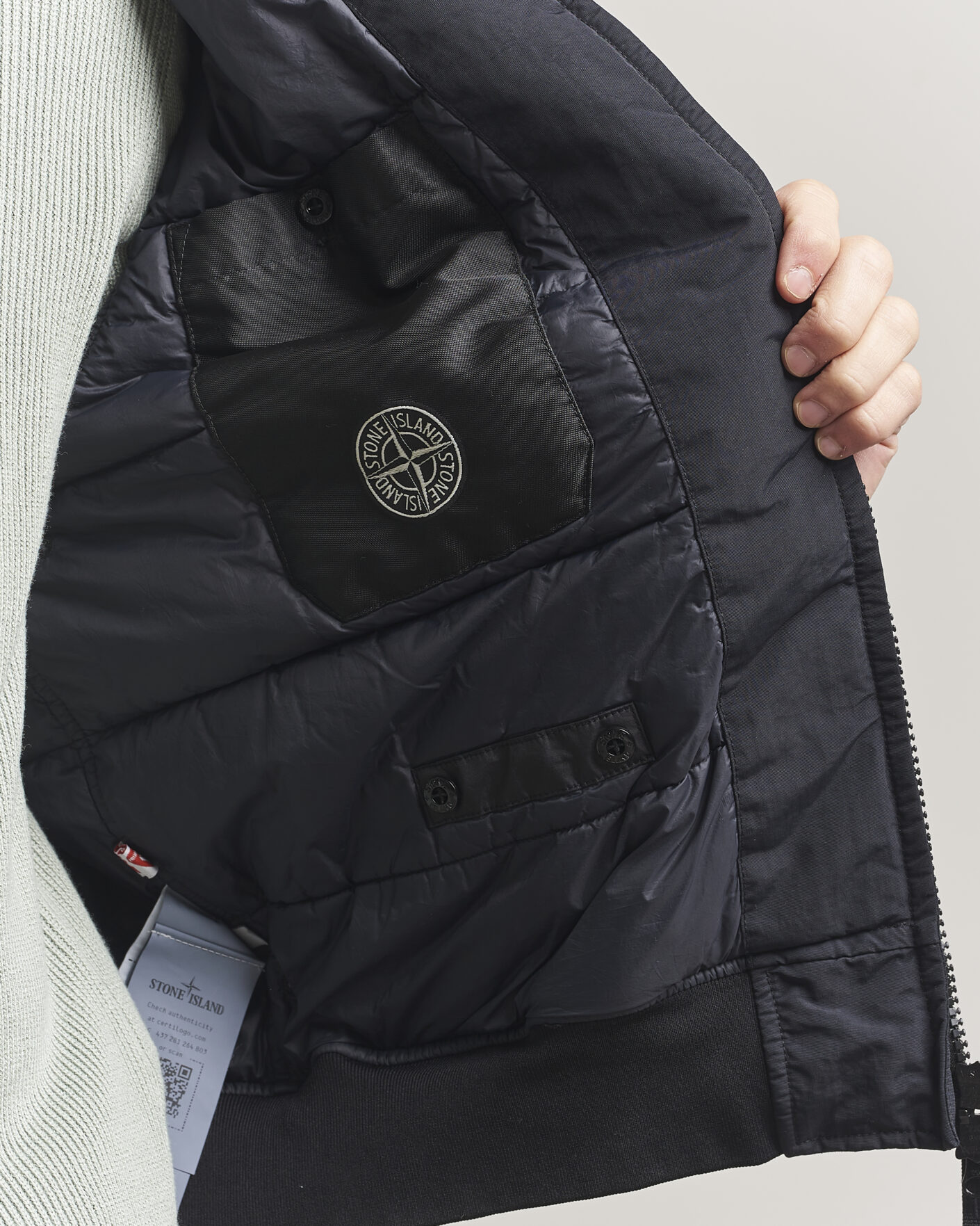 Herre | Jakker | Stone Island | Membrana 3L Hood Jacket Black