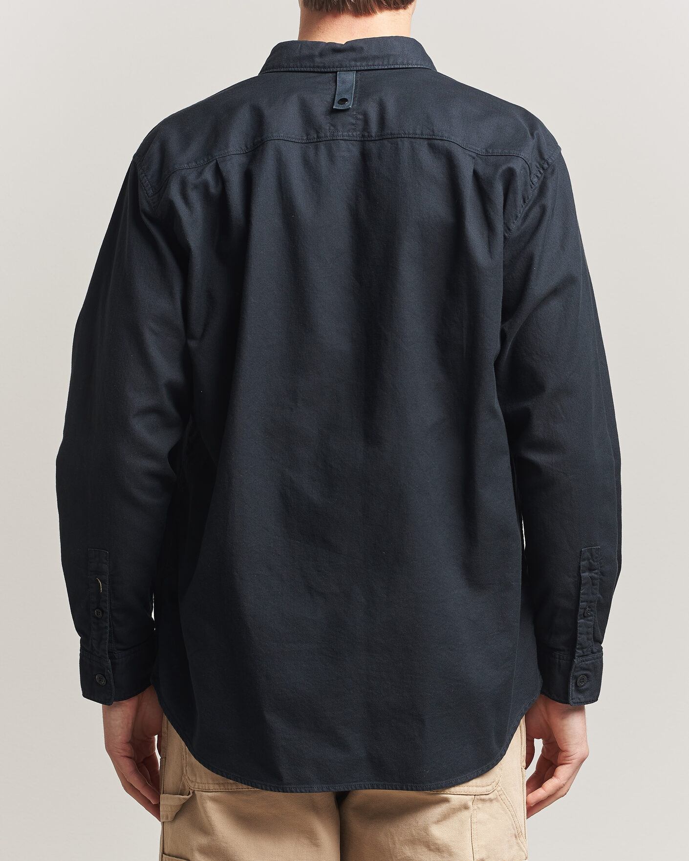 Herre | Skjorter | Stone Island | Organic Cotton Oxford Shirt Navy