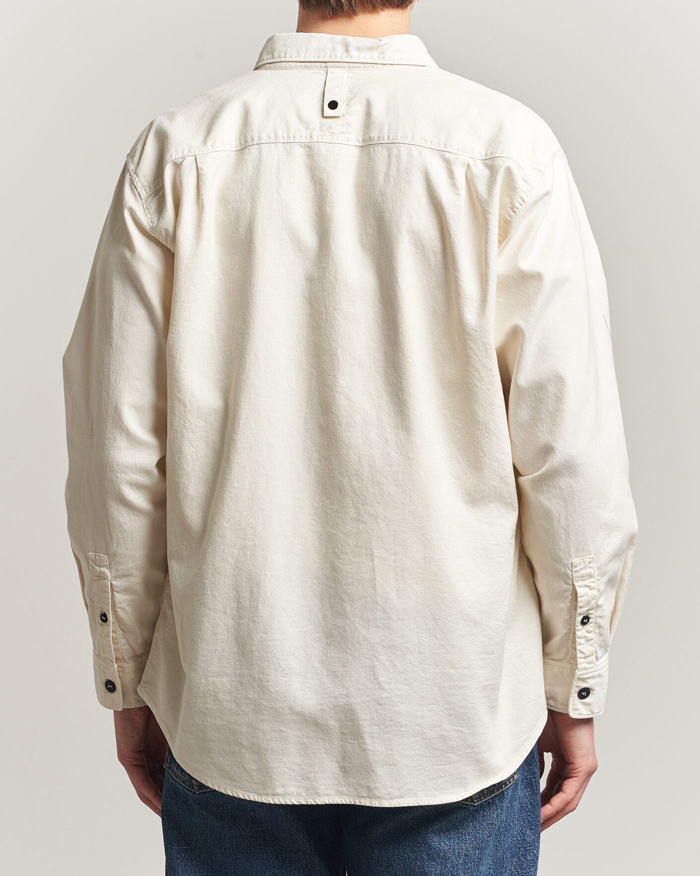 Herre | Skjorter | Stone Island | Organic Cotton Oxford Shirt Ivory