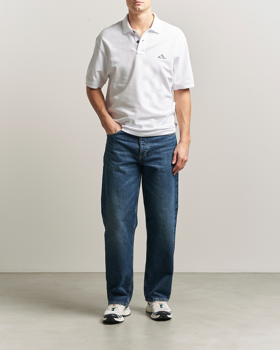 Herre | Pikéer | Stone Island | Organic Cotton Pique White