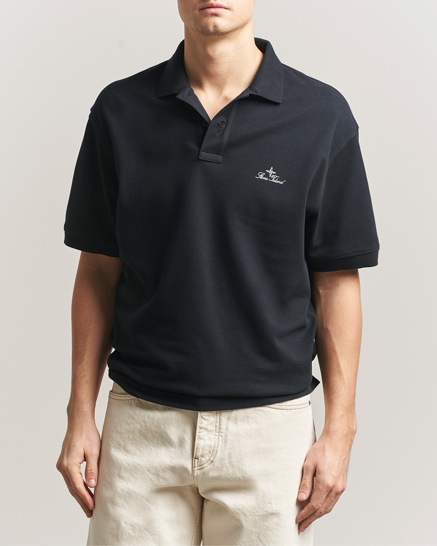 Herre | Pikéer | Stone Island | Organic Cotton Pique Navy