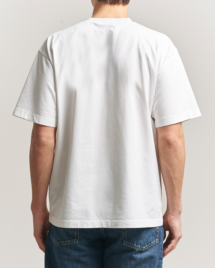Herre | T-Shirts | Stone Island | Combed Organic Cotton T-Shirt White